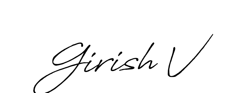 Here are the top 10 professional signature styles for the name Girish V. These are the best autograph styles you can use for your name. Girish V signature style 7 images and pictures png