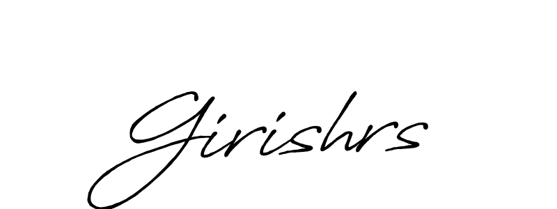 Best and Professional Signature Style for Girishrs. Antro_Vectra_Bolder Best Signature Style Collection. Girishrs signature style 7 images and pictures png