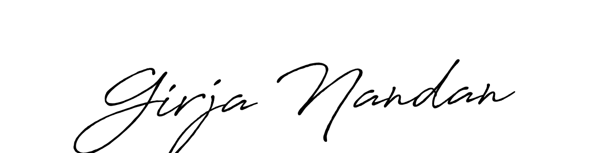Make a short Girja Nandan signature style. Manage your documents anywhere anytime using Antro_Vectra_Bolder. Create and add eSignatures, submit forms, share and send files easily. Girja Nandan signature style 7 images and pictures png