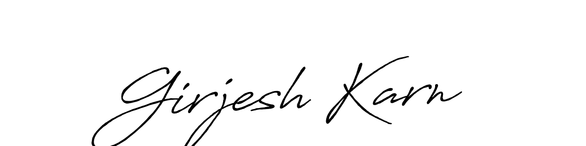 See photos of Girjesh Karn official signature by Spectra . Check more albums & portfolios. Read reviews & check more about Antro_Vectra_Bolder font. Girjesh Karn signature style 7 images and pictures png