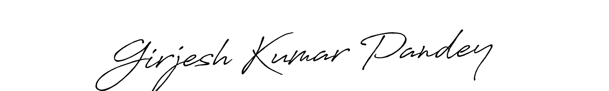 Make a beautiful signature design for name Girjesh Kumar Pandey. Use this online signature maker to create a handwritten signature for free. Girjesh Kumar Pandey signature style 7 images and pictures png