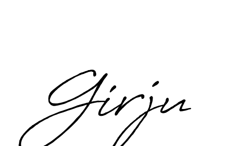 Make a beautiful signature design for name Girju. With this signature (Antro_Vectra_Bolder) style, you can create a handwritten signature for free. Girju signature style 7 images and pictures png