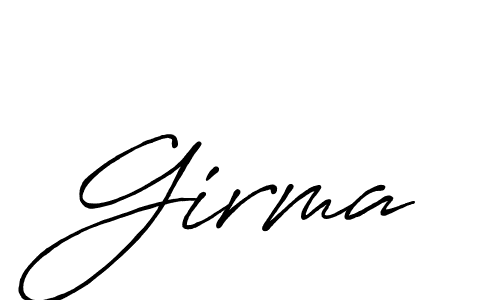 Similarly Antro_Vectra_Bolder is the best handwritten signature design. Signature creator online .You can use it as an online autograph creator for name Girma. Girma signature style 7 images and pictures png