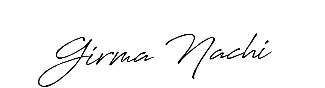How to Draw Girma Nachi signature style? Antro_Vectra_Bolder is a latest design signature styles for name Girma Nachi. Girma Nachi signature style 7 images and pictures png