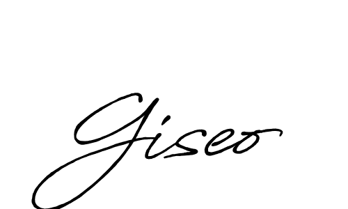 Make a beautiful signature design for name Giseo. With this signature (Antro_Vectra_Bolder) style, you can create a handwritten signature for free. Giseo signature style 7 images and pictures png