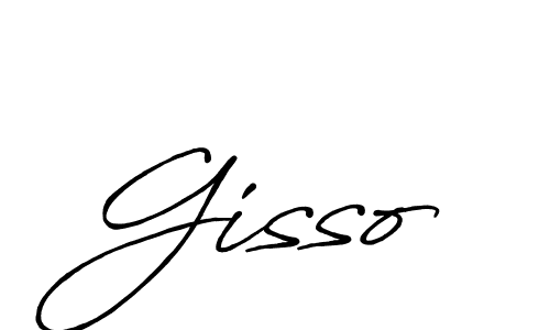 Similarly Antro_Vectra_Bolder is the best handwritten signature design. Signature creator online .You can use it as an online autograph creator for name Gisso. Gisso signature style 7 images and pictures png