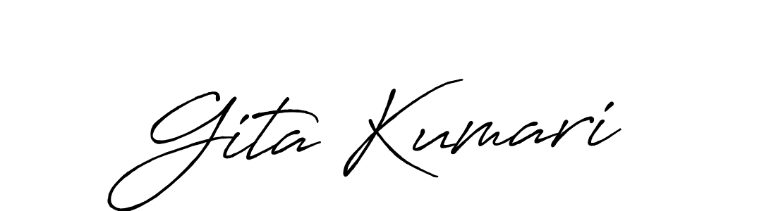 You can use this online signature creator to create a handwritten signature for the name Gita Kumari. This is the best online autograph maker. Gita Kumari signature style 7 images and pictures png