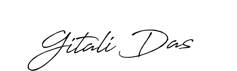 Also we have Gitali Das name is the best signature style. Create professional handwritten signature collection using Antro_Vectra_Bolder autograph style. Gitali Das signature style 7 images and pictures png