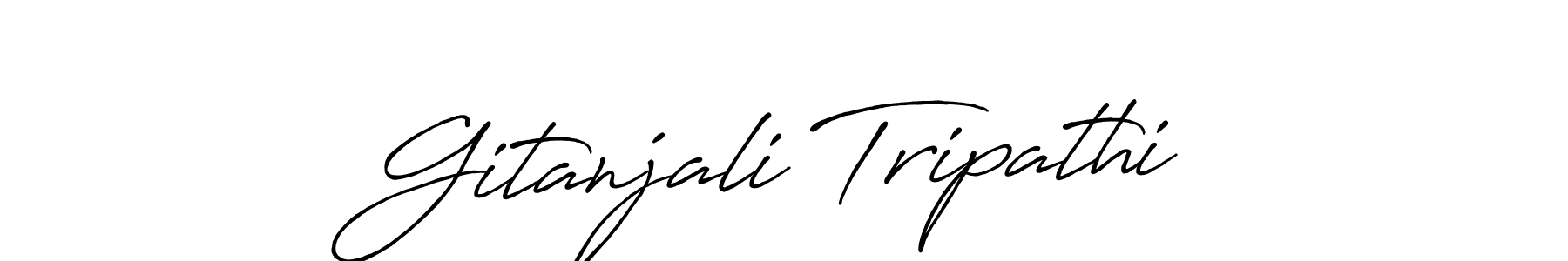 Also we have Gitanjali Tripathi name is the best signature style. Create professional handwritten signature collection using Antro_Vectra_Bolder autograph style. Gitanjali Tripathi signature style 7 images and pictures png