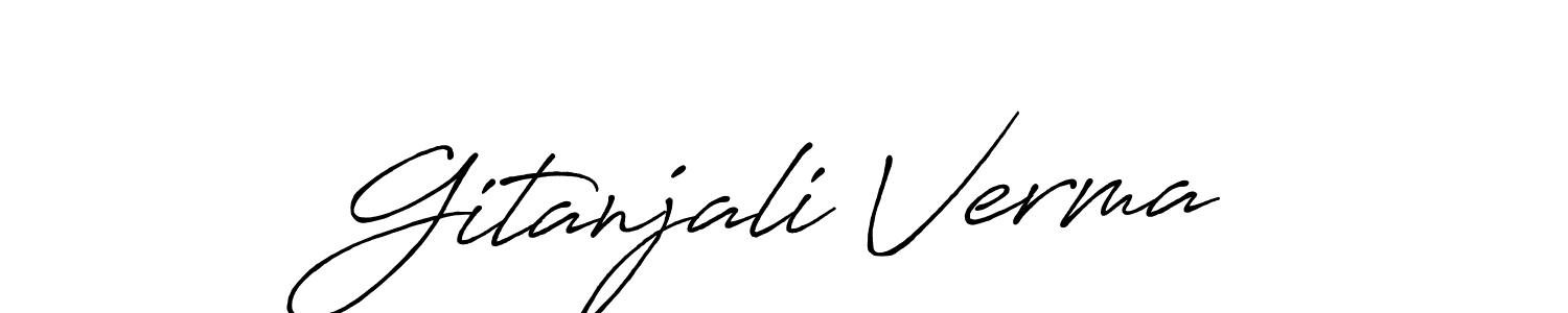 You can use this online signature creator to create a handwritten signature for the name Gitanjali Verma. This is the best online autograph maker. Gitanjali Verma signature style 7 images and pictures png