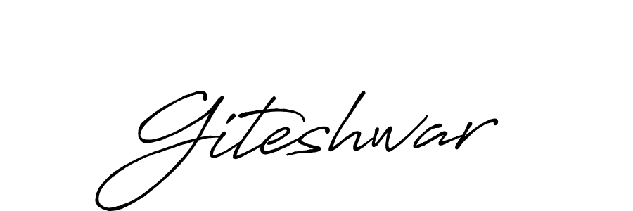 How to Draw Giteshwar signature style? Antro_Vectra_Bolder is a latest design signature styles for name Giteshwar. Giteshwar signature style 7 images and pictures png