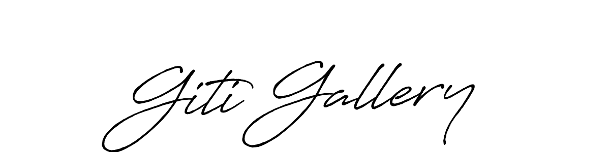 Similarly Antro_Vectra_Bolder is the best handwritten signature design. Signature creator online .You can use it as an online autograph creator for name Giti Gallery. Giti Gallery signature style 7 images and pictures png