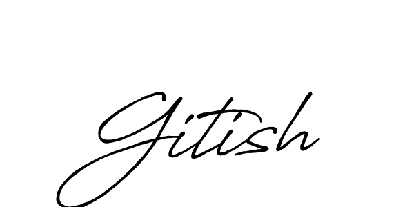 This is the best signature style for the Gitish name. Also you like these signature font (Antro_Vectra_Bolder). Mix name signature. Gitish signature style 7 images and pictures png