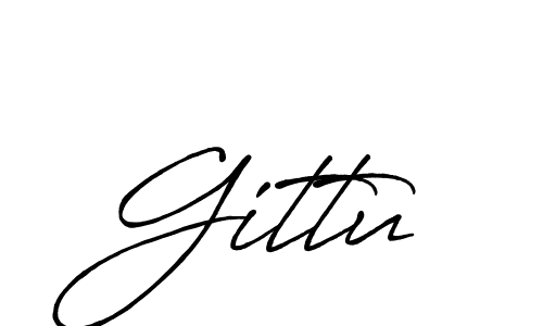 Best and Professional Signature Style for Gittu. Antro_Vectra_Bolder Best Signature Style Collection. Gittu signature style 7 images and pictures png