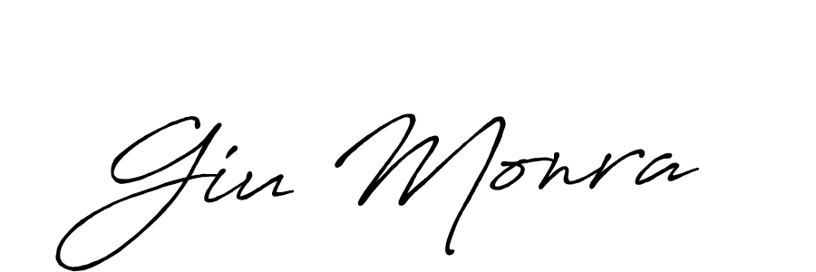 Once you've used our free online signature maker to create your best signature Antro_Vectra_Bolder style, it's time to enjoy all of the benefits that Giu Monra name signing documents. Giu Monra signature style 7 images and pictures png