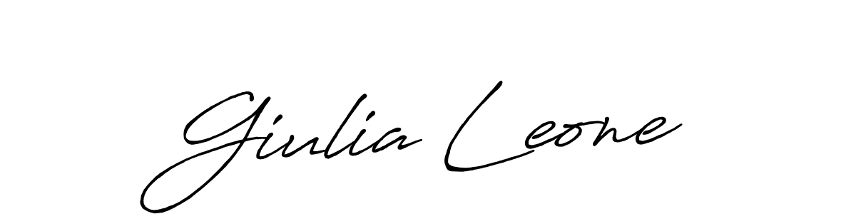 You should practise on your own different ways (Antro_Vectra_Bolder) to write your name (Giulia Leone) in signature. don't let someone else do it for you. Giulia Leone signature style 7 images and pictures png