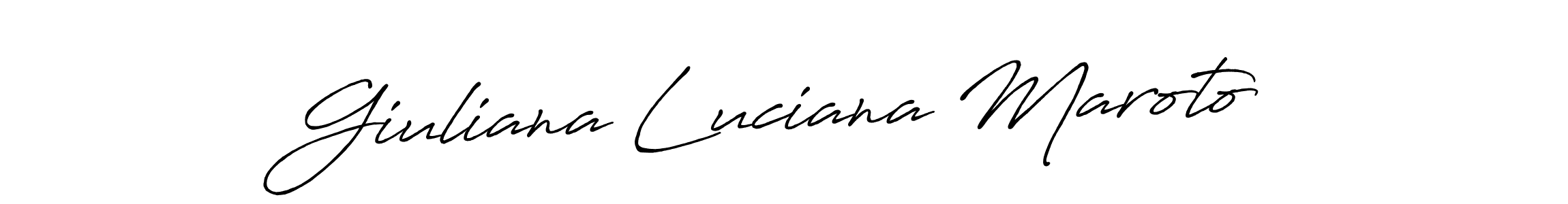 This is the best signature style for the Giuliana Luciana Maroto name. Also you like these signature font (Antro_Vectra_Bolder). Mix name signature. Giuliana Luciana Maroto signature style 7 images and pictures png