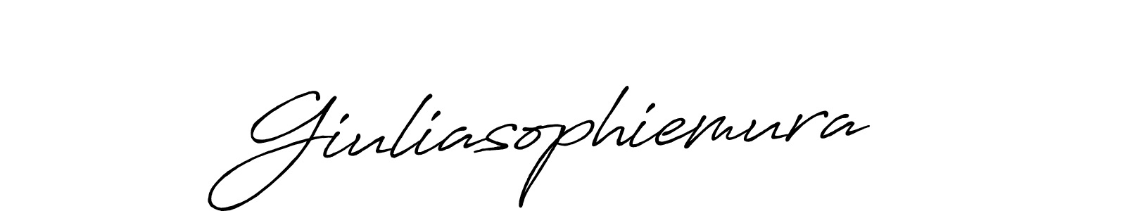 How to make Giuliasophiemura signature? Antro_Vectra_Bolder is a professional autograph style. Create handwritten signature for Giuliasophiemura name. Giuliasophiemura signature style 7 images and pictures png