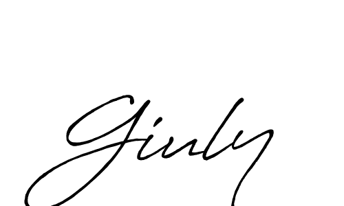 Also we have Giuly name is the best signature style. Create professional handwritten signature collection using Antro_Vectra_Bolder autograph style. Giuly signature style 7 images and pictures png