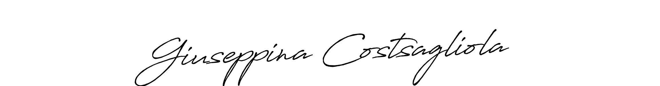 Also You can easily find your signature by using the search form. We will create Giuseppina Costsagliola name handwritten signature images for you free of cost using Antro_Vectra_Bolder sign style. Giuseppina Costsagliola signature style 7 images and pictures png