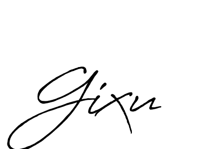 if you are searching for the best signature style for your name Gixu. so please give up your signature search. here we have designed multiple signature styles  using Antro_Vectra_Bolder. Gixu signature style 7 images and pictures png