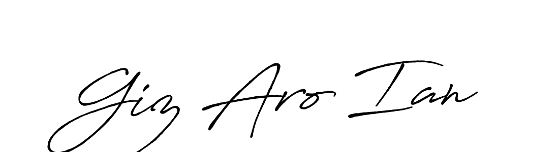 Antro_Vectra_Bolder is a professional signature style that is perfect for those who want to add a touch of class to their signature. It is also a great choice for those who want to make their signature more unique. Get Giz Aro Ian name to fancy signature for free. Giz Aro Ian signature style 7 images and pictures png