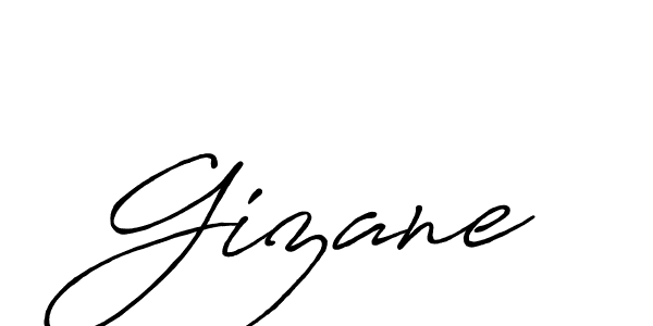 Also we have Gizane name is the best signature style. Create professional handwritten signature collection using Antro_Vectra_Bolder autograph style. Gizane signature style 7 images and pictures png