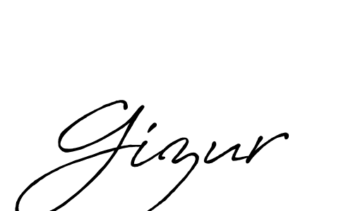 Make a beautiful signature design for name Gizur. With this signature (Antro_Vectra_Bolder) style, you can create a handwritten signature for free. Gizur signature style 7 images and pictures png