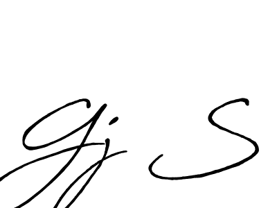 This is the best signature style for the Gj S name. Also you like these signature font (Antro_Vectra_Bolder). Mix name signature. Gj S signature style 7 images and pictures png