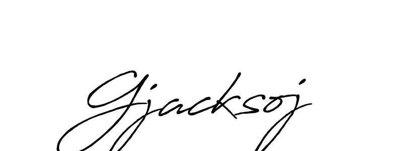 Use a signature maker to create a handwritten signature online. With this signature software, you can design (Antro_Vectra_Bolder) your own signature for name Gjacksoj. Gjacksoj signature style 7 images and pictures png