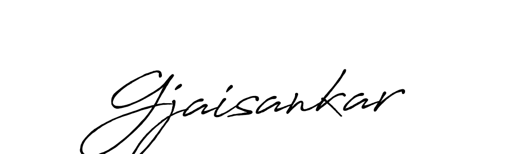 if you are searching for the best signature style for your name Gjaisankar. so please give up your signature search. here we have designed multiple signature styles  using Antro_Vectra_Bolder. Gjaisankar signature style 7 images and pictures png