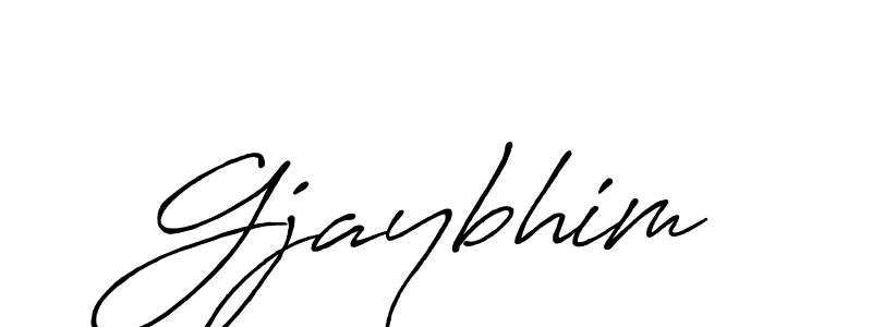 Create a beautiful signature design for name Gjaybhim. With this signature (Antro_Vectra_Bolder) fonts, you can make a handwritten signature for free. Gjaybhim signature style 7 images and pictures png