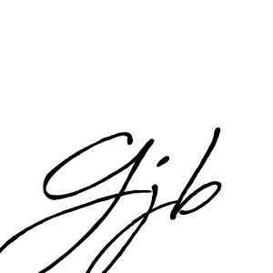 Design your own signature with our free online signature maker. With this signature software, you can create a handwritten (Antro_Vectra_Bolder) signature for name Gjb. Gjb signature style 7 images and pictures png
