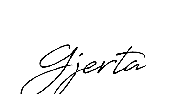 Also You can easily find your signature by using the search form. We will create Gjerta name handwritten signature images for you free of cost using Antro_Vectra_Bolder sign style. Gjerta signature style 7 images and pictures png