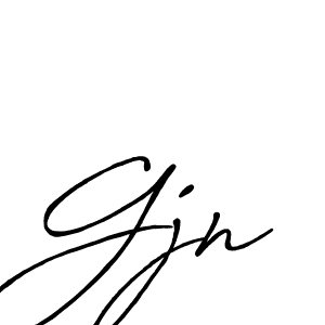 How to make Gjn name signature. Use Antro_Vectra_Bolder style for creating short signs online. This is the latest handwritten sign. Gjn signature style 7 images and pictures png