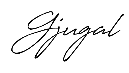 Get inspired by this graceful Antro_Vectra_Bolder signature style for name Gjugal. Smooth loops and balanced proportions for everyday use. Gjugal signature style 7 images and pictures png