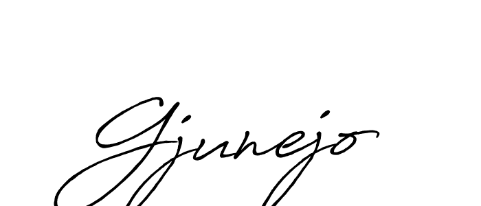 Design your own signature with our free online signature maker. With this signature software, you can create a handwritten (Antro_Vectra_Bolder) signature for name Gjunejo. Gjunejo signature style 7 images and pictures png