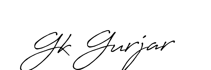Make a short Gk Gurjar signature style. Manage your documents anywhere anytime using Antro_Vectra_Bolder. Create and add eSignatures, submit forms, share and send files easily. Gk Gurjar signature style 7 images and pictures png
