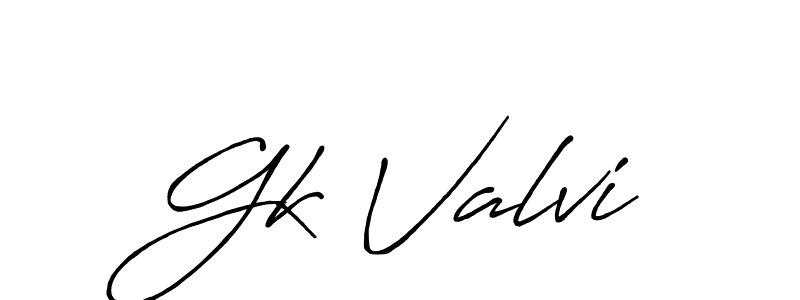Similarly Antro_Vectra_Bolder is the best handwritten signature design. Signature creator online .You can use it as an online autograph creator for name Gk Valvi. Gk Valvi signature style 7 images and pictures png