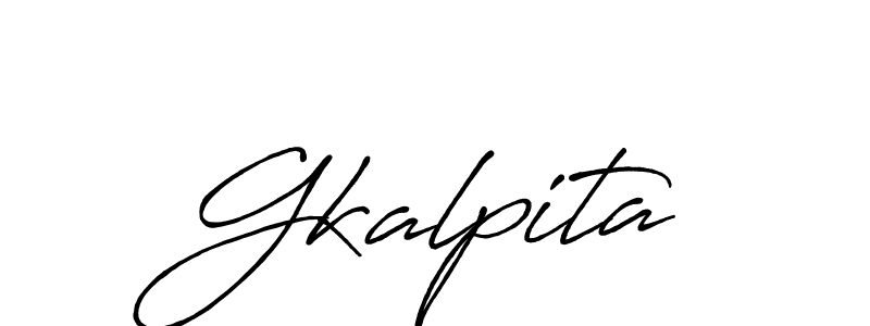 You should practise on your own different ways (Antro_Vectra_Bolder) to write your name (Gkalpita) in signature. don't let someone else do it for you. Gkalpita signature style 7 images and pictures png