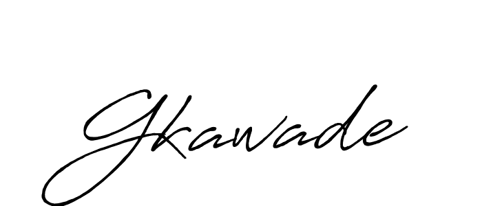 The best way (Antro_Vectra_Bolder) to make a short signature is to pick only two or three words in your name. The name Gkawade include a total of six letters. For converting this name. Gkawade signature style 7 images and pictures png