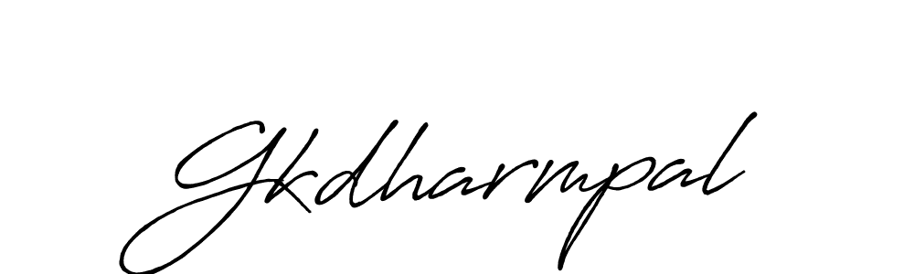 Make a short Gkdharmpal signature style. Manage your documents anywhere anytime using Antro_Vectra_Bolder. Create and add eSignatures, submit forms, share and send files easily. Gkdharmpal signature style 7 images and pictures png