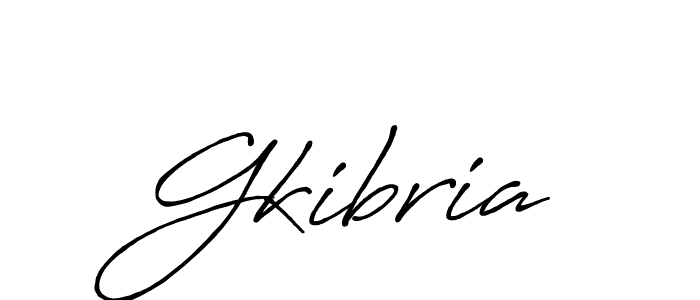 Also we have Gkibria name is the best signature style. Create professional handwritten signature collection using Antro_Vectra_Bolder autograph style. Gkibria signature style 7 images and pictures png