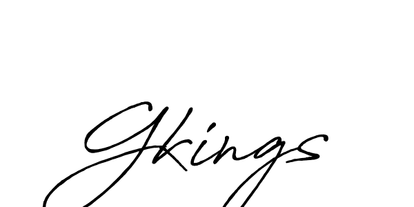 if you are searching for the best signature style for your name Gkings. so please give up your signature search. here we have designed multiple signature styles  using Antro_Vectra_Bolder. Gkings signature style 7 images and pictures png