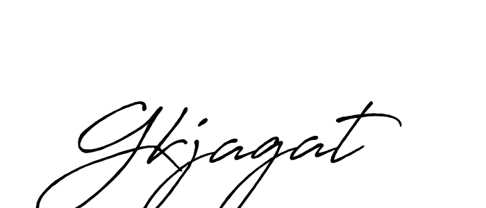 Design your own signature with our free online signature maker. With this signature software, you can create a handwritten (Antro_Vectra_Bolder) signature for name Gkjagat. Gkjagat signature style 7 images and pictures png