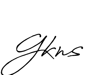 Antro_Vectra_Bolder is a professional signature style that is perfect for those who want to add a touch of class to their signature. It is also a great choice for those who want to make their signature more unique. Get Gkns name to fancy signature for free. Gkns signature style 7 images and pictures png
