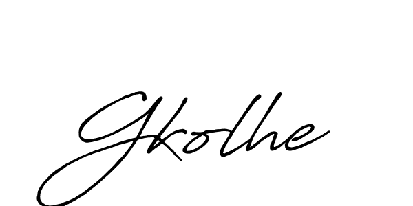 Make a short Gkolhe signature style. Manage your documents anywhere anytime using Antro_Vectra_Bolder. Create and add eSignatures, submit forms, share and send files easily. Gkolhe signature style 7 images and pictures png