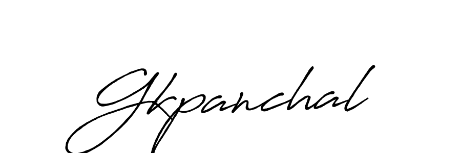 You should practise on your own different ways (Antro_Vectra_Bolder) to write your name (Gkpanchal) in signature. don't let someone else do it for you. Gkpanchal signature style 7 images and pictures png