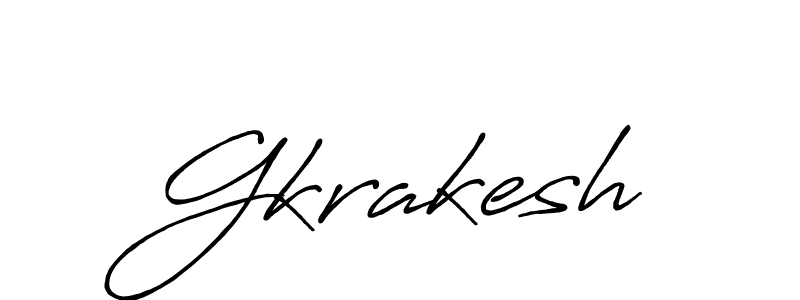 Make a beautiful signature design for name Gkrakesh. Use this online signature maker to create a handwritten signature for free. Gkrakesh signature style 7 images and pictures png