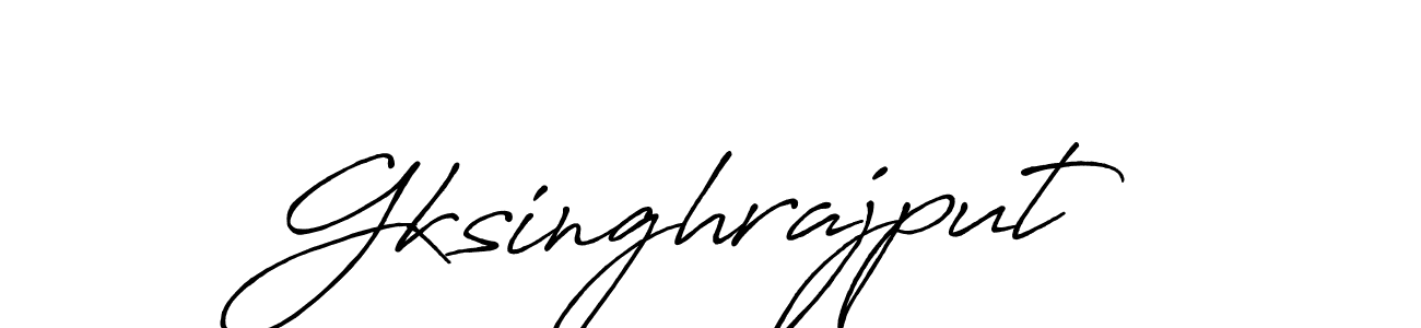 How to make Gksinghrajput name signature. Use Antro_Vectra_Bolder style for creating short signs online. This is the latest handwritten sign. Gksinghrajput signature style 7 images and pictures png